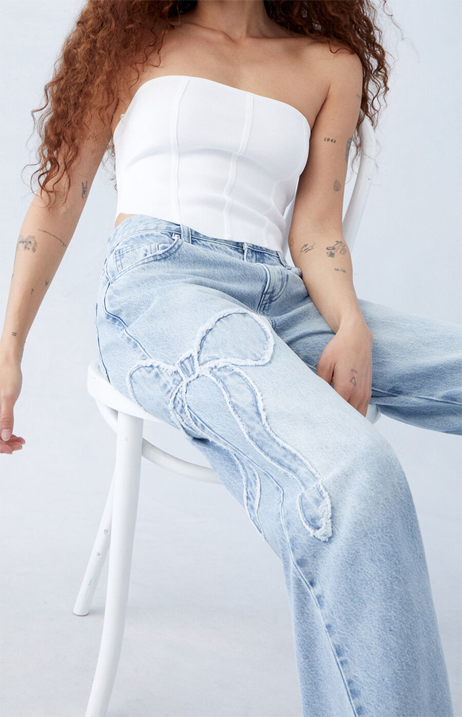 Belle | Bow Jeans