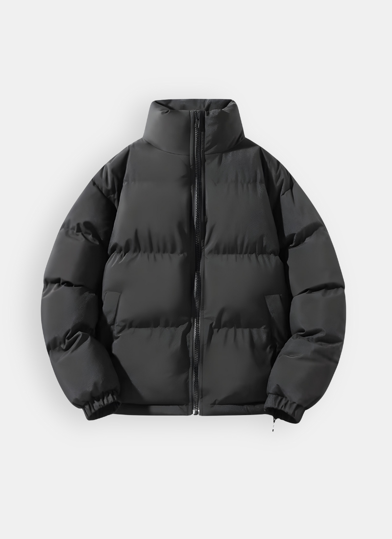 Gesteppte Block-Pufferjacke