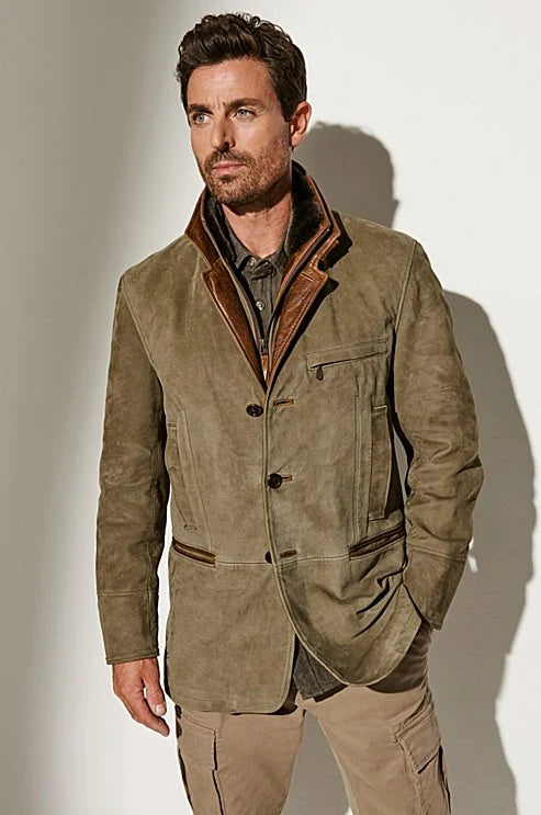 WOODS - Vintage-Herbst/Winterjacke für Männer