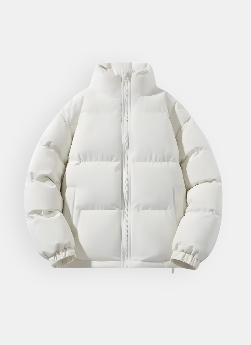 Gesteppte Block-Pufferjacke