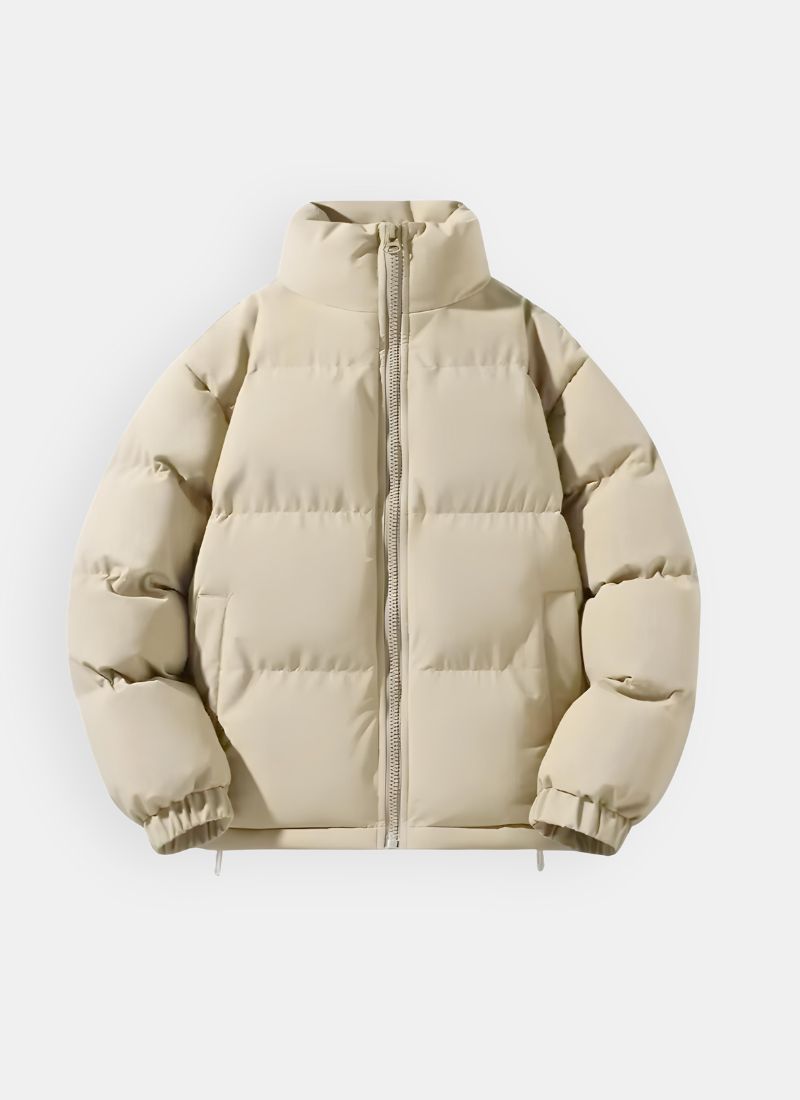 Gesteppte Block-Pufferjacke