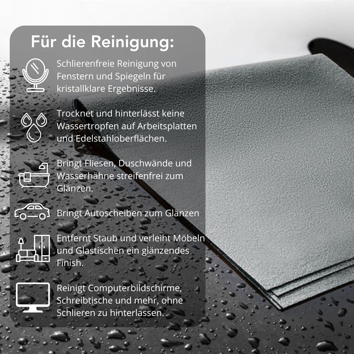 AquaGlide™ Tücher | Beste saugfähige Tücher 2025 (3+2 GRATIS)