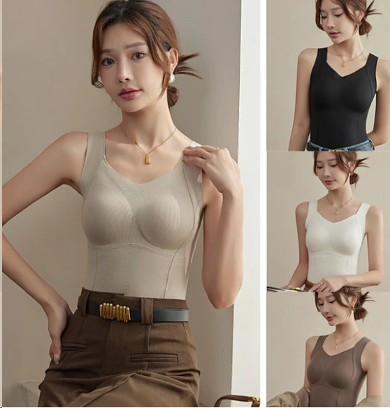Damen Thermo-Tops mit integriertem BH | 2+2 Gratis