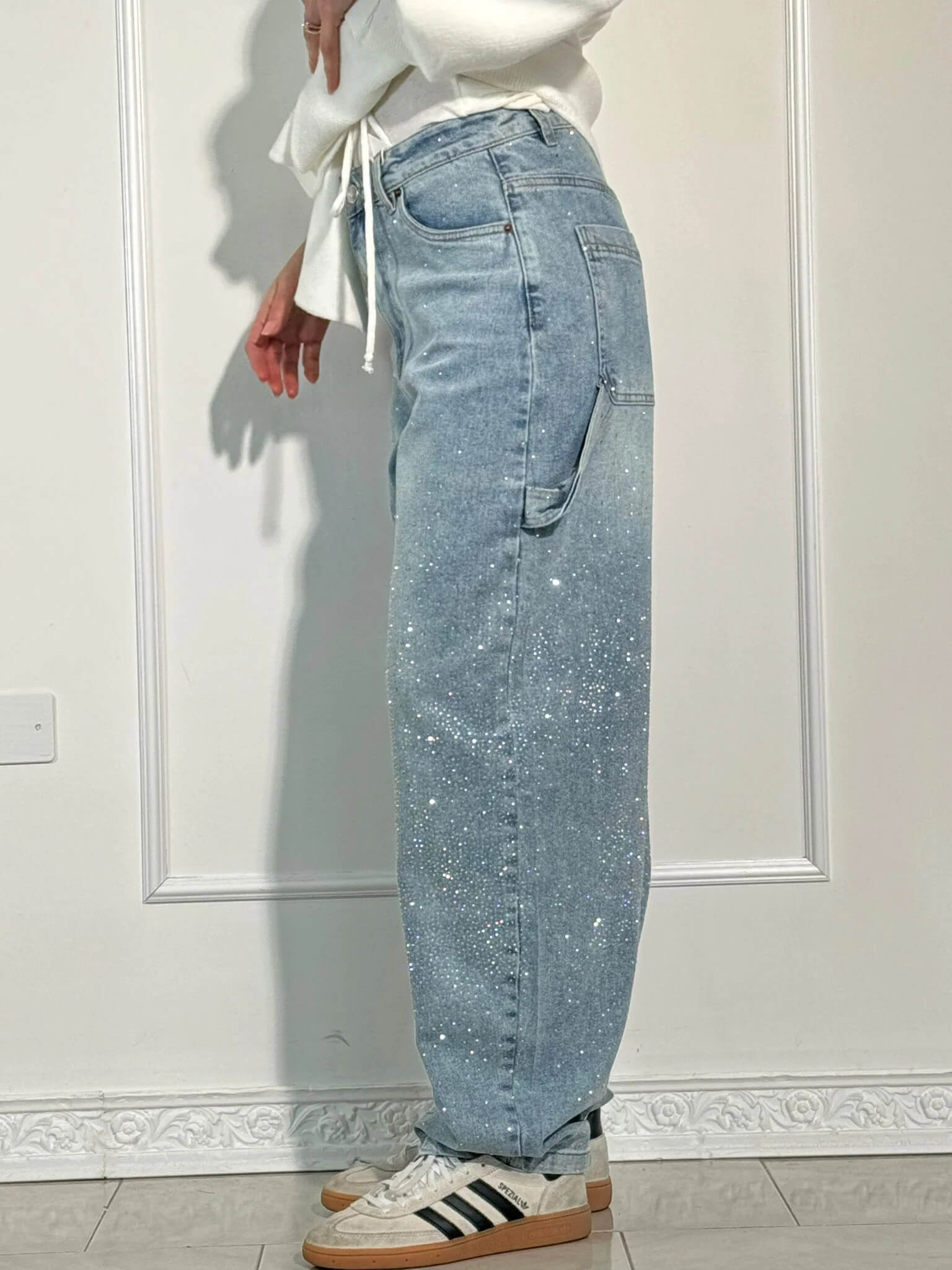 Calypso | High-Waist-Hose mit weitem Bein