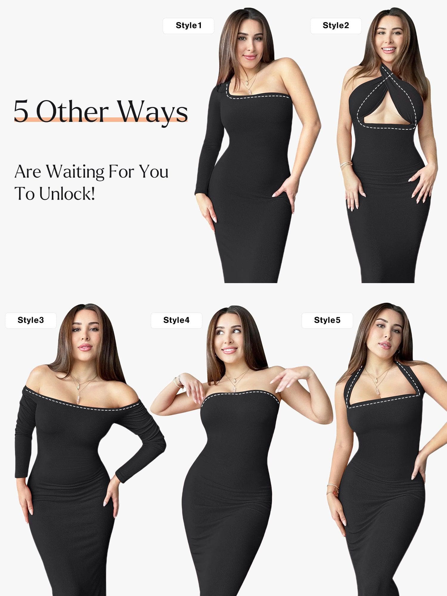 Shapewear-Maxikleid