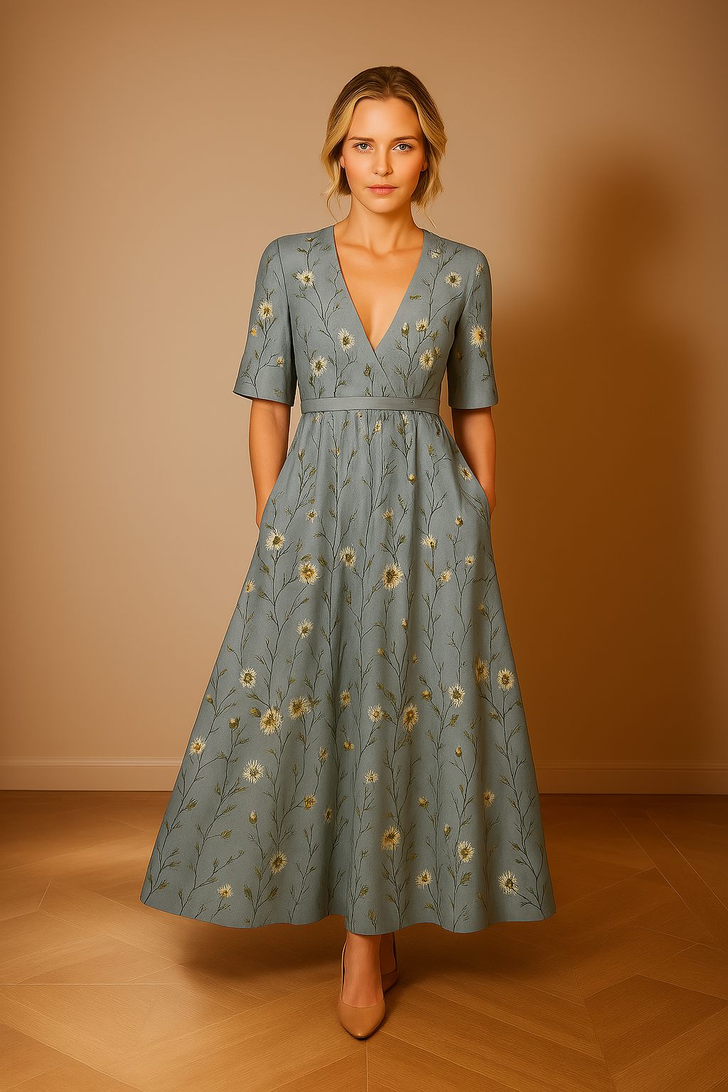 Lorraine | Kleid mit Blumenmuster