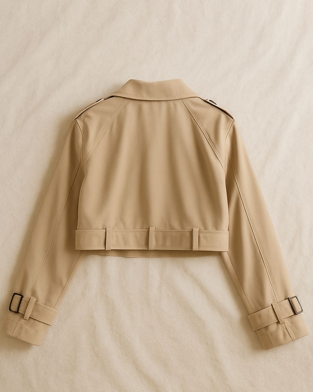 Caro | Cropped Trenchjacke