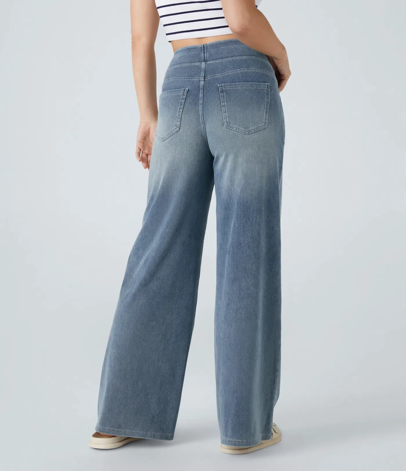 Eva | Elastische Hose mit hohem Bund