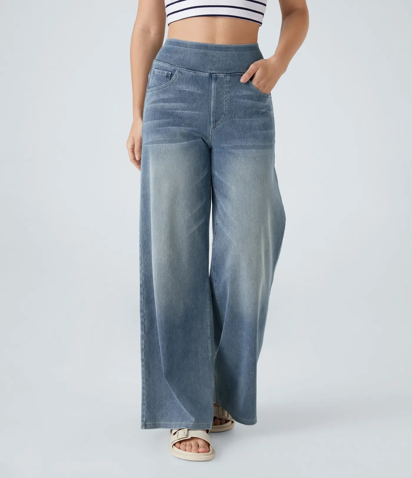 Eva | Elastische Hose mit hohem Bund