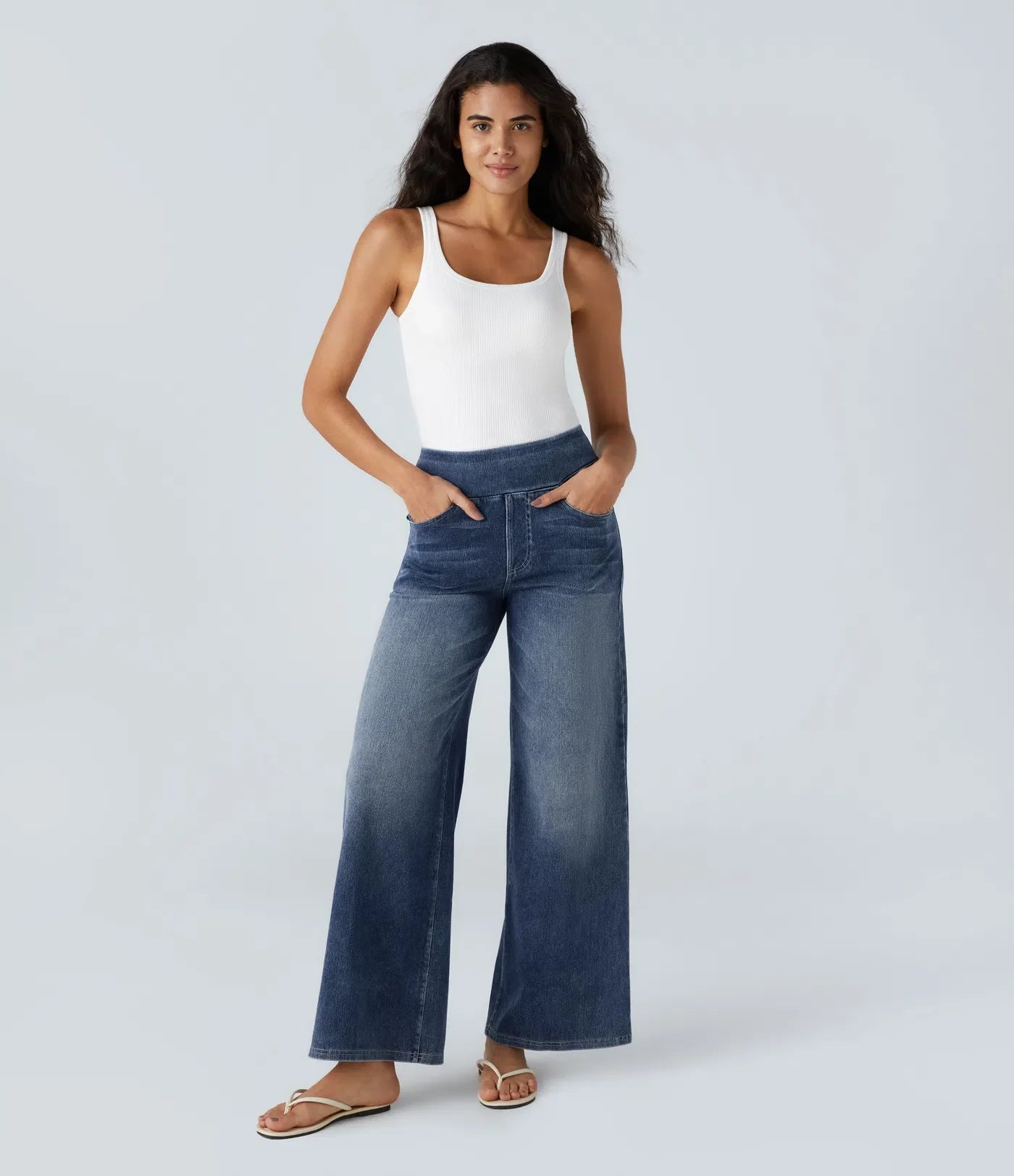 Eva | Elastische Hose mit hohem Bund
