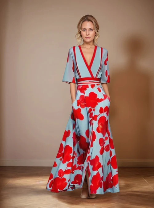 Lorraine | Kleid mit Blumenmuster