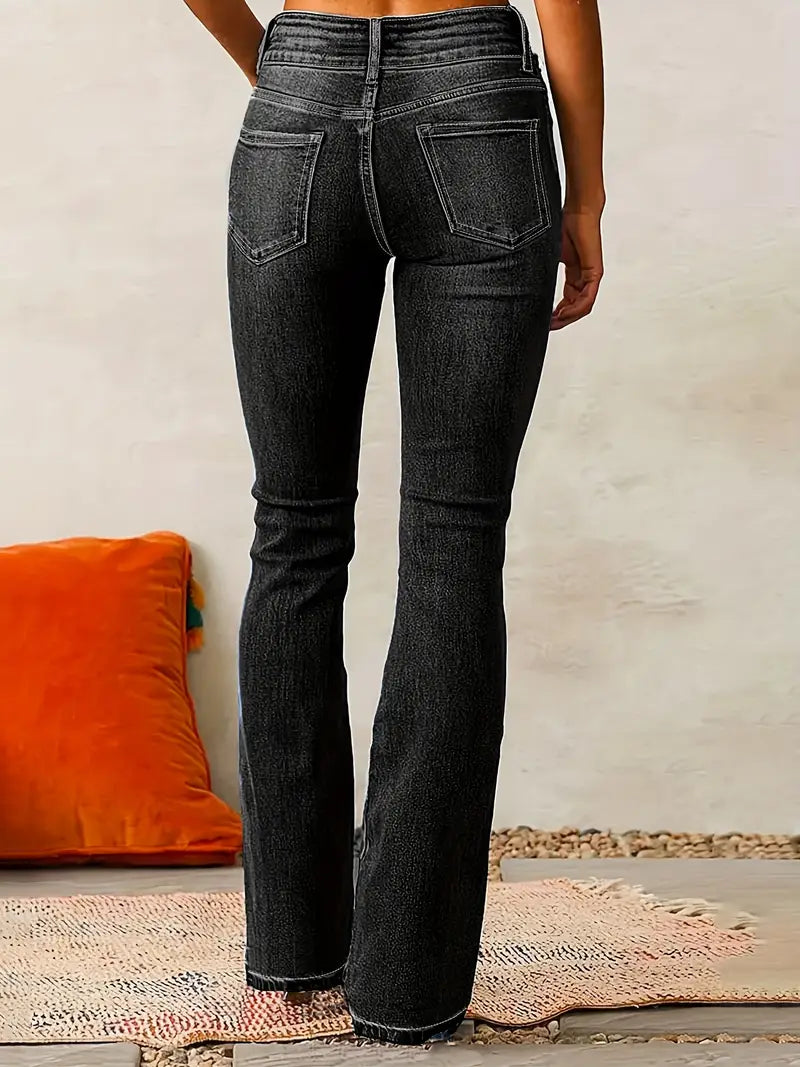 Lova | Schlagjeans mit hoher Taille