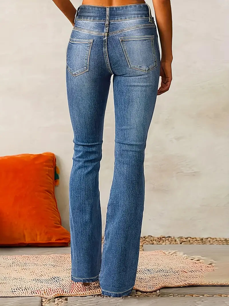 Lova | Schlagjeans mit hoher Taille