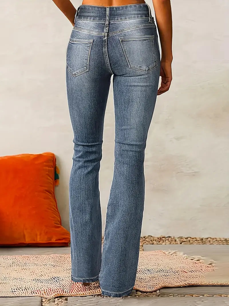Lova | Schlagjeans mit hoher Taille