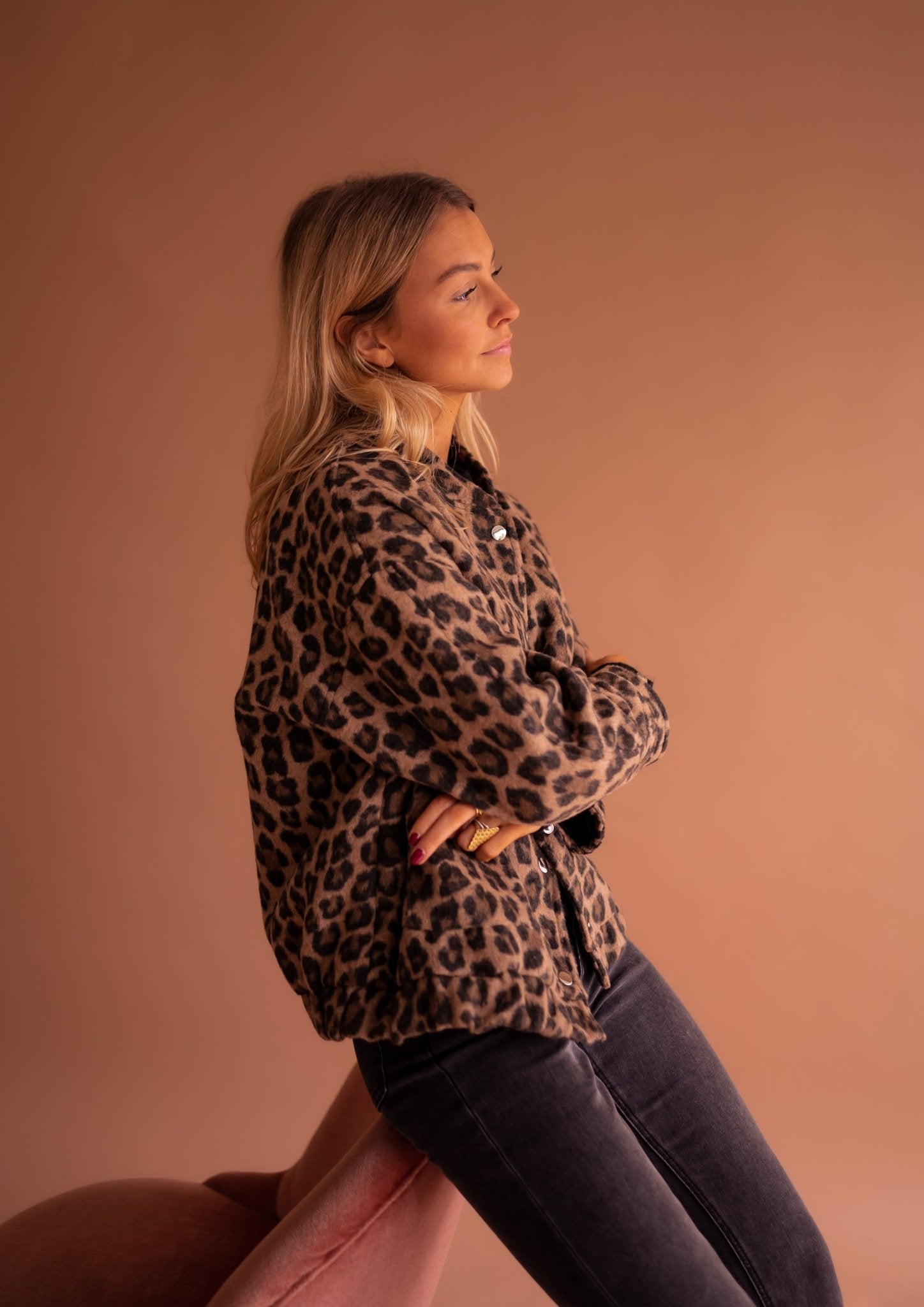 Luna | Modische Jacke mit Leopardenprint
