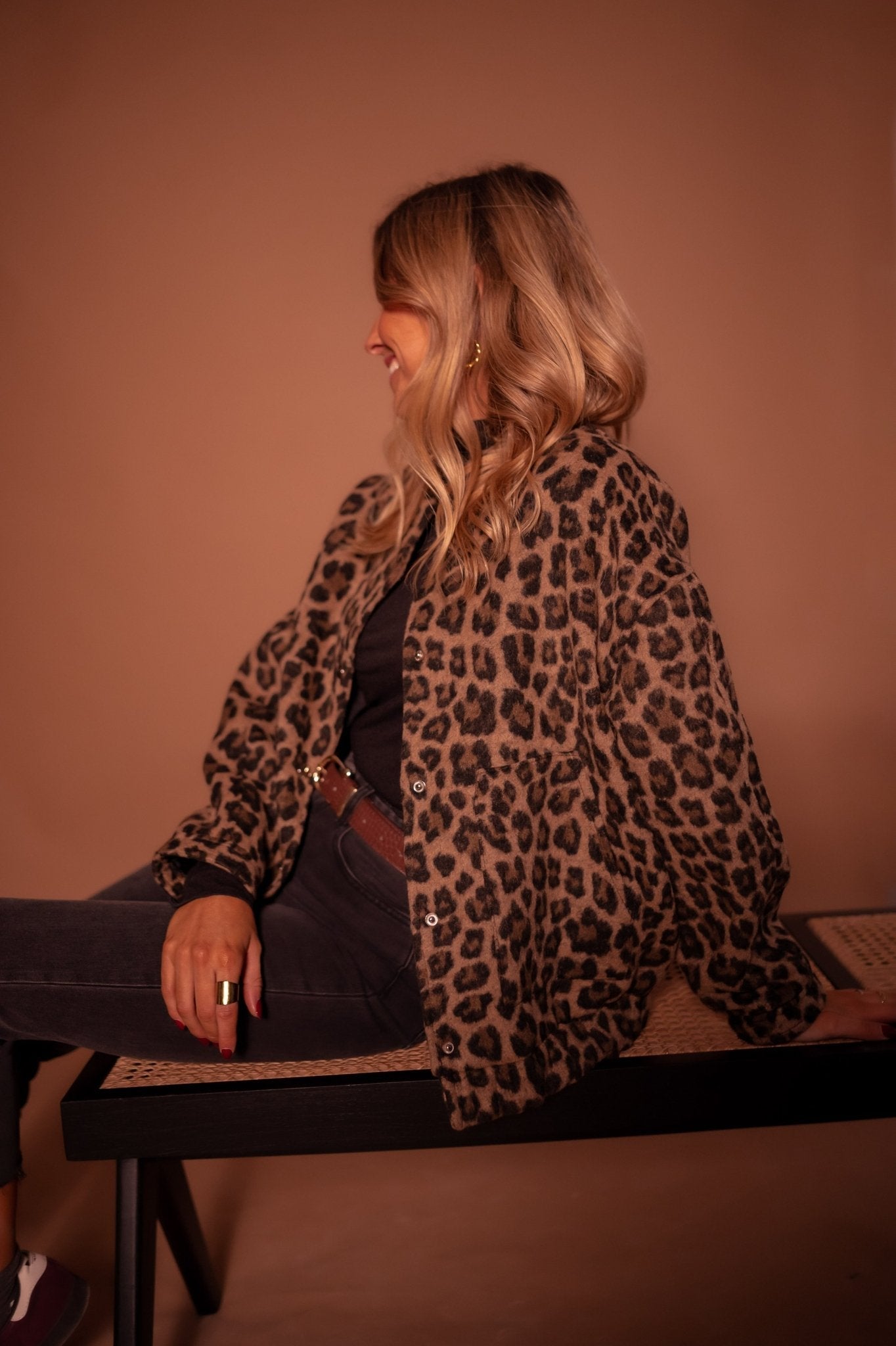 Luna | Modische Jacke mit Leopardenprint