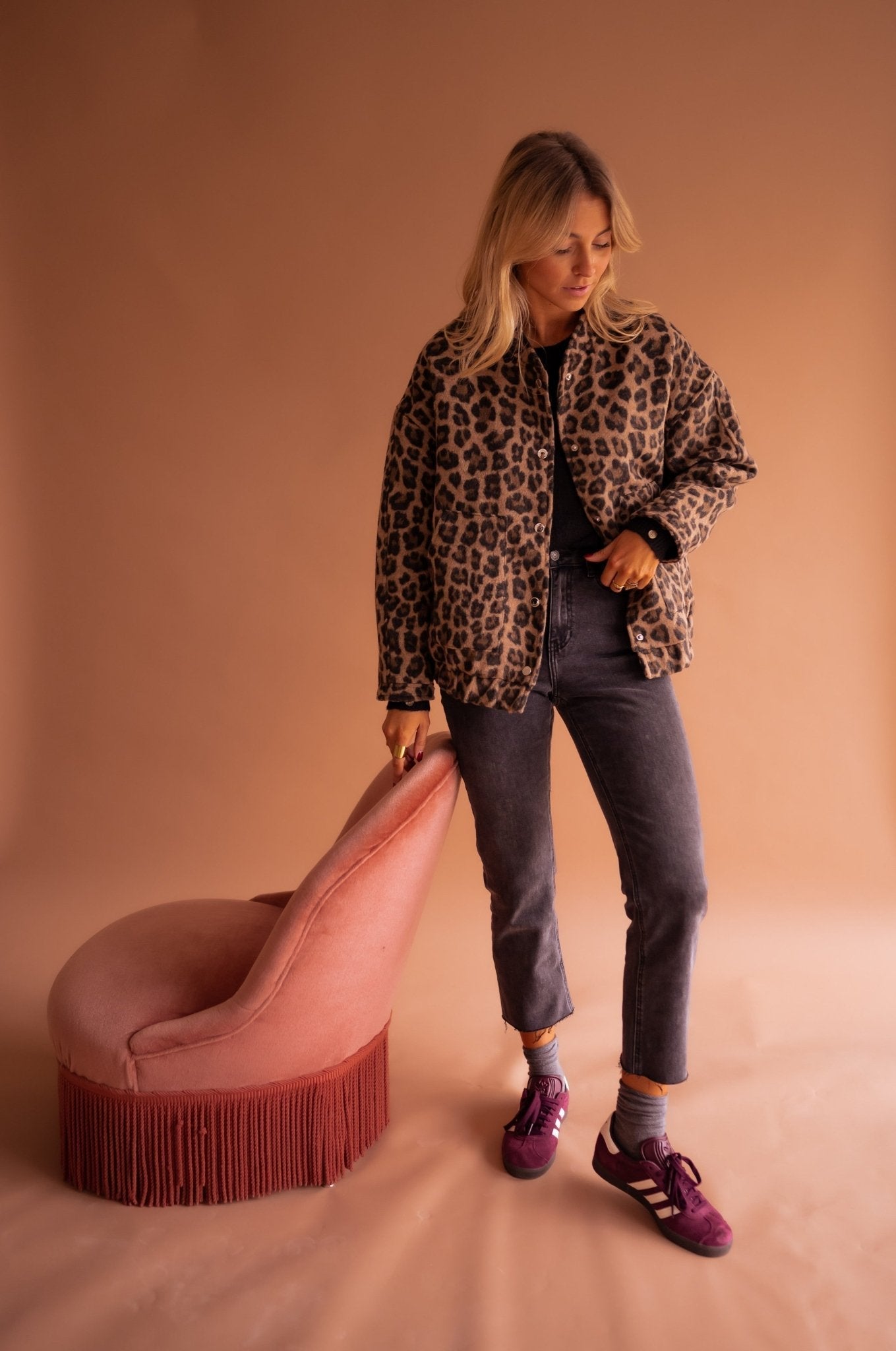 Luna | Modische Jacke mit Leopardenprint