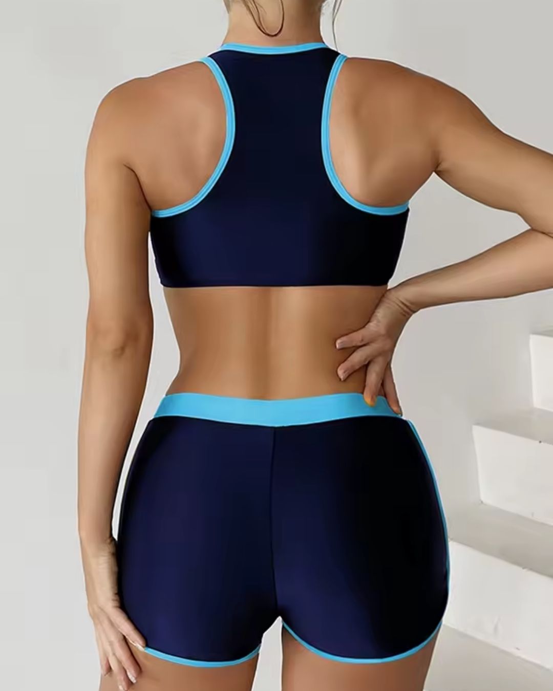 Nova | Sportliches Bikini-Set mit Reißverschluss