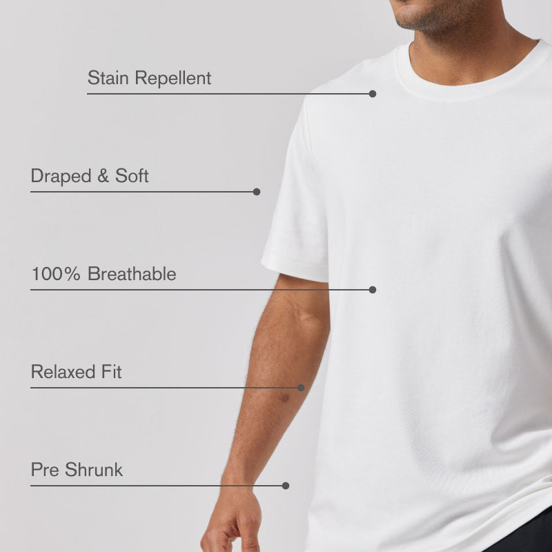 Fleckabweisendes Entspanntes T-Shirt