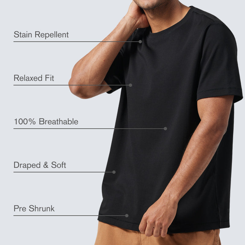 Fleckabweisendes Entspanntes T-Shirt