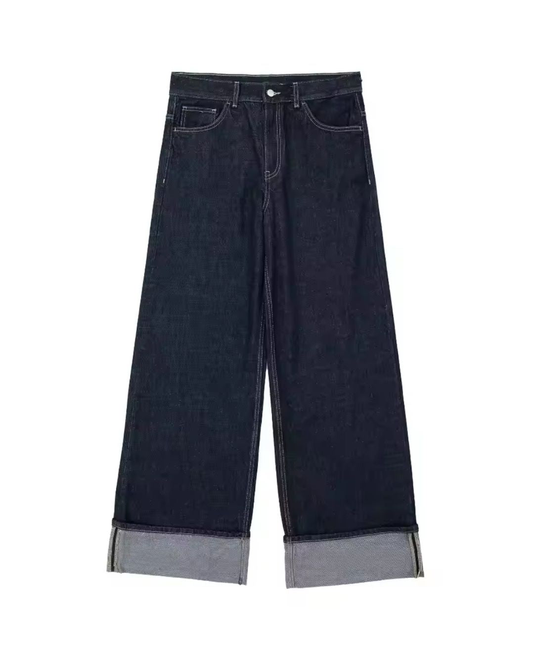 Zweiteiliges Premium-Denim-Set für Damen