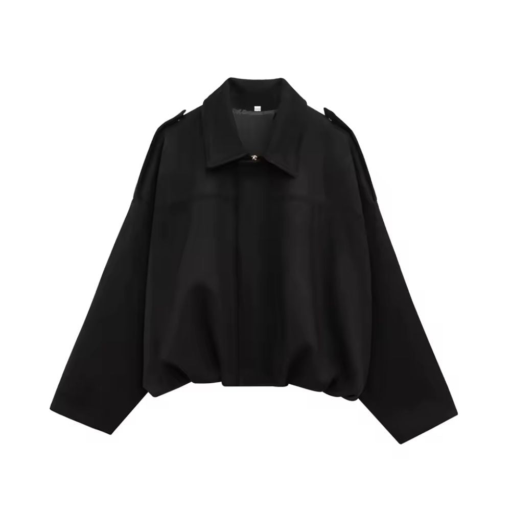 Rafza | Oversized Jack in Wildleder-Optik