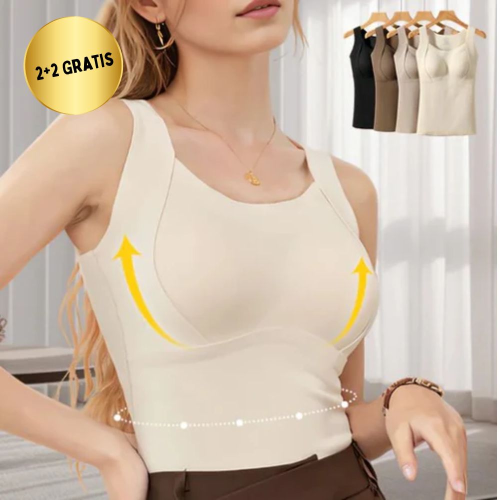 Damen Thermo-Tops mit integriertem BH | 2+2 Gratis