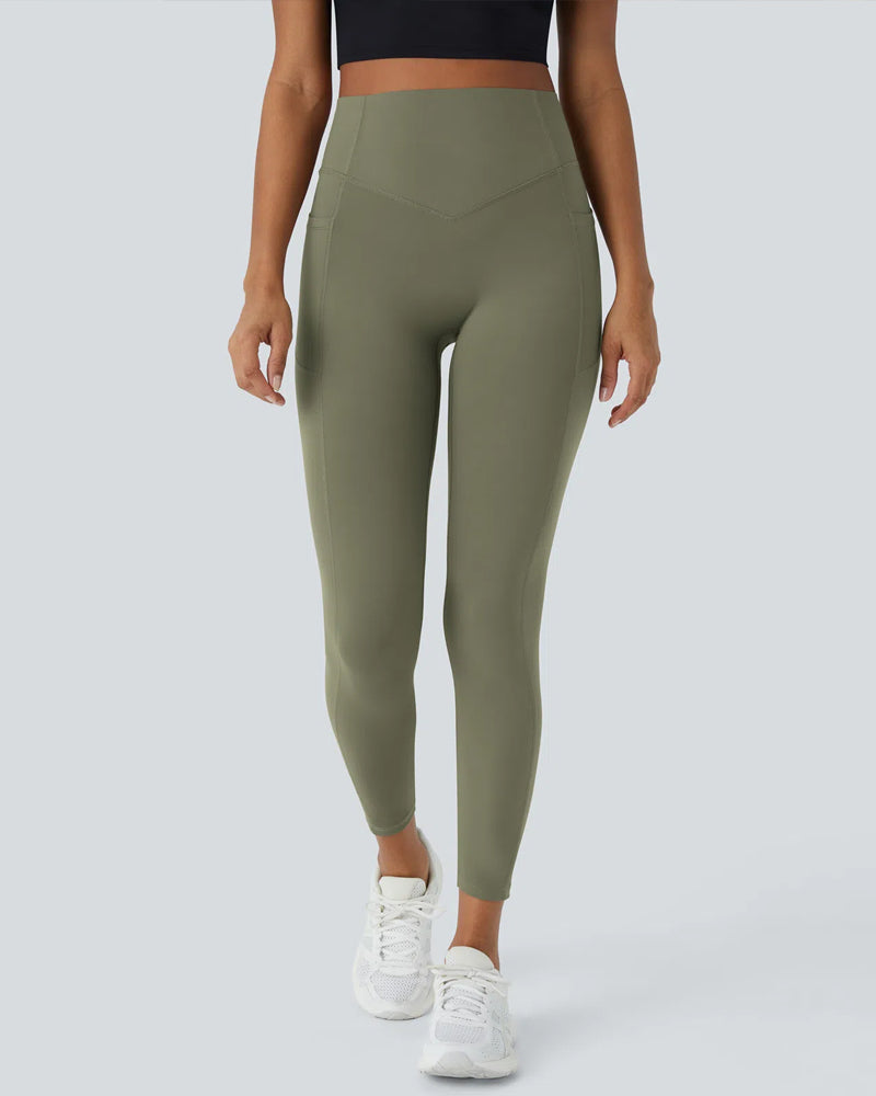 Hohe Taille Po-Lifting Bauchkontrolle Leggings