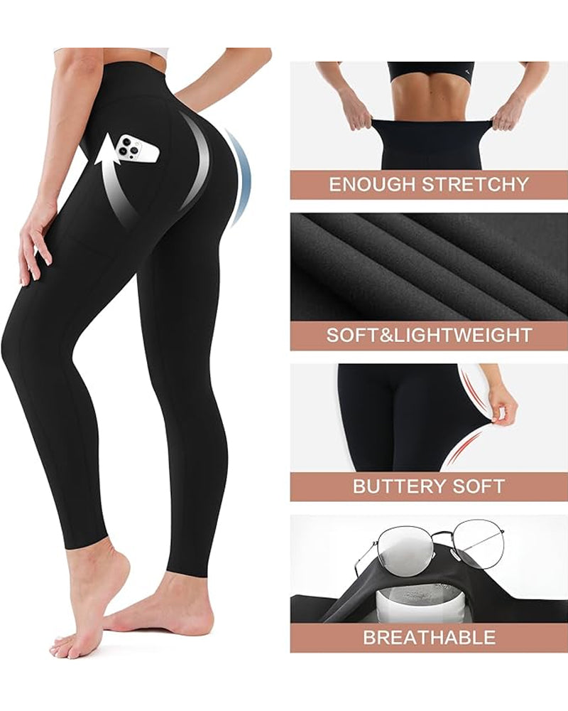 Hohe Taille Po-Lifting Bauchkontrolle Leggings