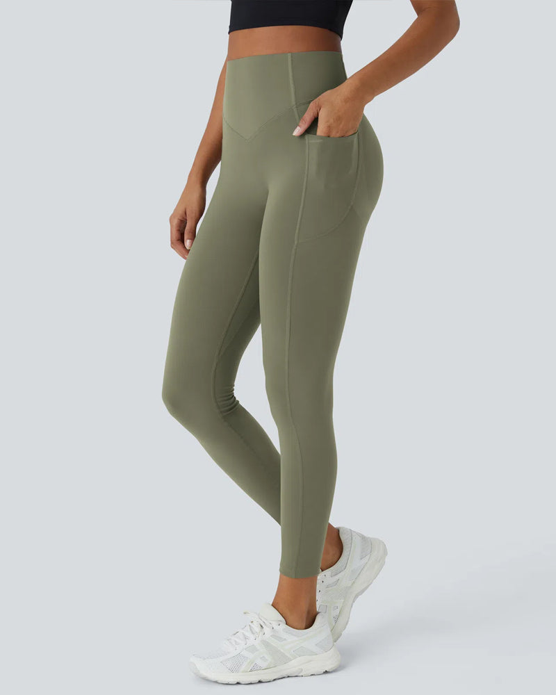 Hohe Taille Po-Lifting Bauchkontrolle Leggings